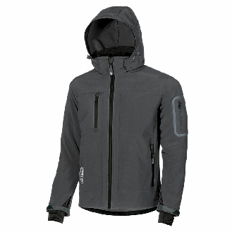 U-Power - Veste Softshell gris foncé Stretch METROPOLIS-Lire la description