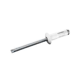 Farbige Blindniete RAINBOW MULTI- RAL 9010 AL/ST - Flachkopf - 4,0x10 mm - 1000 Stück-Beschreibung lesen