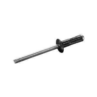 Farbige Blindniete RAINBOW MULTI- RAL 9005 AL/ST - Flachkopf - 4,0x8 mm - 1000 Stück-Beschreibung lesen