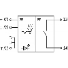 Module-relais, SPST-NO 6A-250VAC, 6,2mm, Vis, 24VAC/DC (H-O-A)