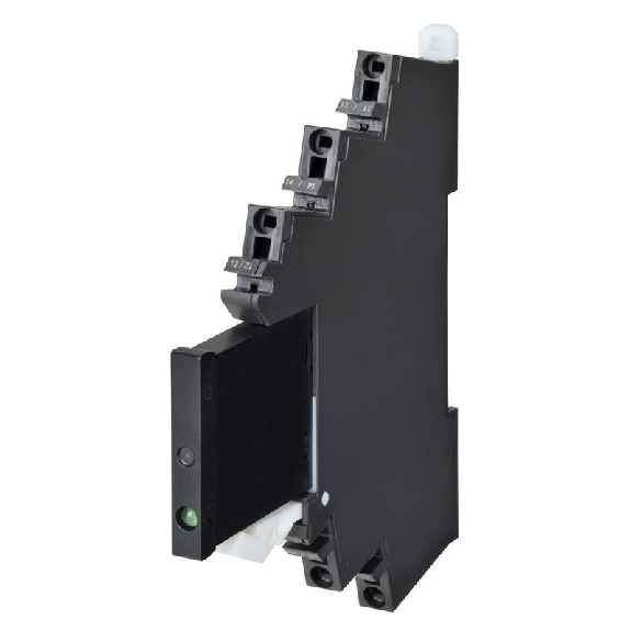 Module-relais statique, 6,2mm, Triac 2A 100-240VAC Push-in, 24VAC/DC-Lire la description