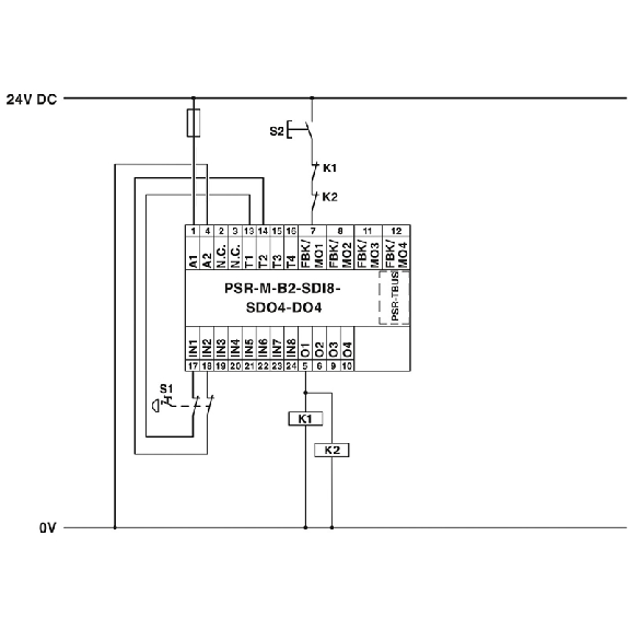 Module de sécurité configurable avec 8 entrées et 4 sorties Module de sécurité configurable avec 8 entrées et 4 sorties-Lire la description