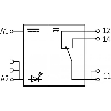 Module-relais, SPDT 8A-250VAC/DC, 12mm, Vis, 24VAC/DC