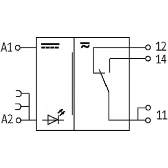 Module-relais, SPDT 8A-250VAC/DC, 12mm, Vis, 24VAC/DC-Lire la description