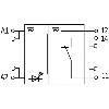 Module-relais SPDT 6A-230VAC/DC, 6,2mm, Ressort, 24VAC/DC débrochable