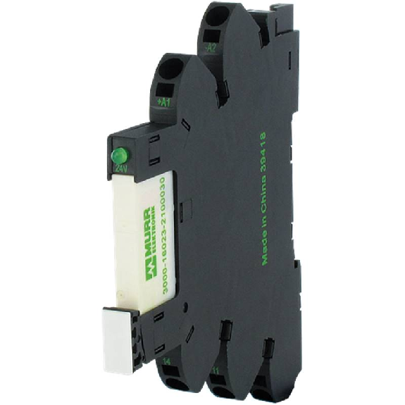 Module-relais SPDT 6A-230VAC/DC, 6,2mm, Ressort, 24VAC/DC débrochable-Lire la description