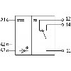 Module relais, SPDT 8A-250 VAC/DC, Vis, 230 VAC/DC