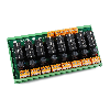 Module 16 relais SPDT 12A-250Vac, 24Vdc débrochable fusible
