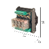 Module 4 Relais SPDT 12A-250VAC, 24VDC Commun négatif