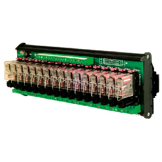 Module 16 Relais SPDT 12A, 24VAC/DC avec fusibles-Lire la description