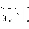 Module-relais, SPST-NO 5A-250VAC/300VDC, 12mm, Vis, 24VDC/DC