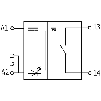 Module-relais, SPST-NO 5A-250VAC/300VDC, 12mm, Vis, 24VDC/DC-Lire la description