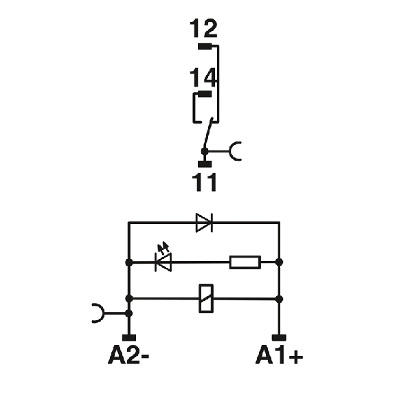 Module à relais 1RT, 24Vdc-Lire la description