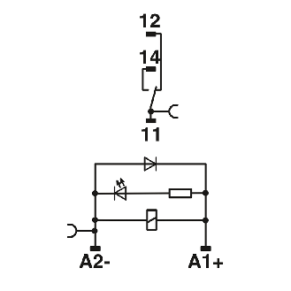 Module à relais 1RT, 24Vdc-Lire la description