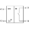 Module relais, SPST-NO 6A-250VAC/DC, 12,5mm, Vis, 24VDC