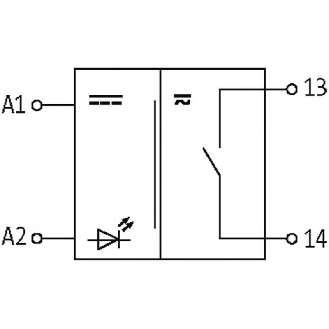 Module relais, SPST-NO 6A-250VAC/DC, 12,5mm, Vis, 24VDC-Lire la description