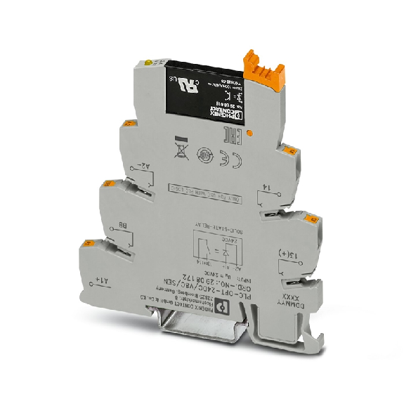 Module à relais statique pour PLC logic 1NO, 24Vdc, Push-in-Lire la description