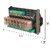 Module 8 Relais SPDT 12A-250VAC, 24VAC/DC Commun universel