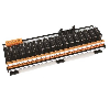 Module 16 relais débrochable SPDT 12A 250Vac-30Vdc, 24Vdc, HE10-20pts