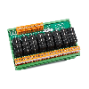 Module 8 relais SPDT 12A-250Vac, 24Vdc débrochable commun bobine