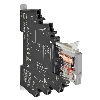 Module-relais d'entrée, 6mm, SPDT 50mA-30VAC/DC, Push-in, 24DC