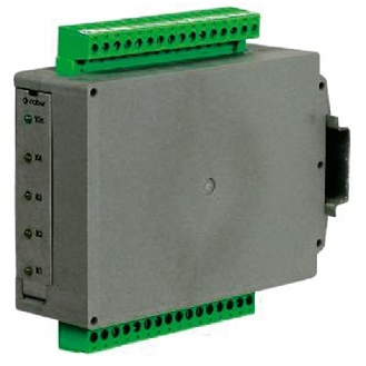 Module 4 Relais DPDT 8A, 24VAC/DC, à vis (extractible)-Lire la description