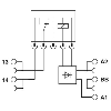 Module-relais d'entrée, 6.2mm, SPST-NO, Push-In, 24Vdc