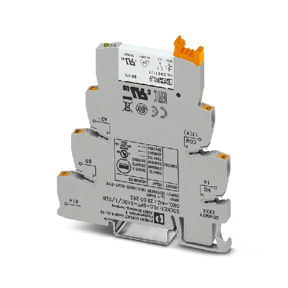 Module-relais d'entrée, 6.2mm, SPST-NO, Push-In, 24Vdc-Lire la description