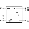 Module relais d'entrée, SPDT, 6A-250VAC/DC, 6,2mm, Vis, 110VAC/DC