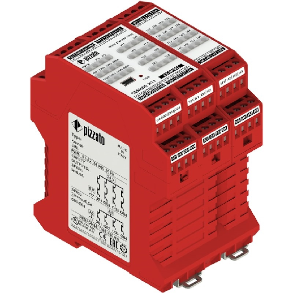 Module de sécurité multifonction programmable SIL 3, PL e, Cat. 4-Lire la description