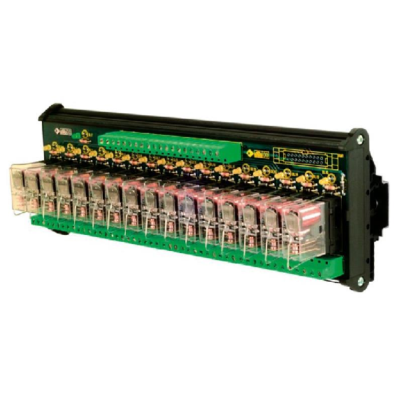 Module 16 Relais SPDT 12A-250VAC, 24VDC Commun négatif-Lire la description