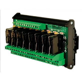 Module 8 Relais DPDT 8A, 24VDC Commun négatif-Lire la description