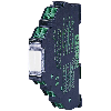 Module relais, DPDT 6A-250VAC/DC, 12.4mm, Ressort, 24VAC/DC