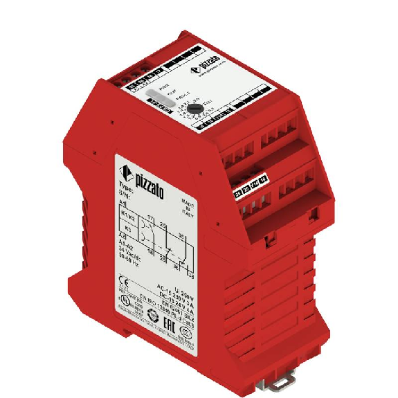 Module temporisateur de sécurité Cat. 3, 1NO+1NF+1CO, 24Vdc-Leggi tutto