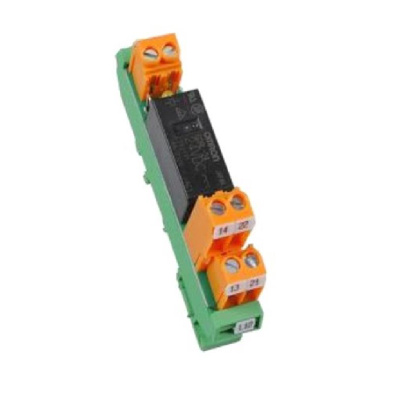 Module 1 relais DPST-NO 8A-250Vac-30Vdc, 12,5mm Vis, 24VDC-Lire la description