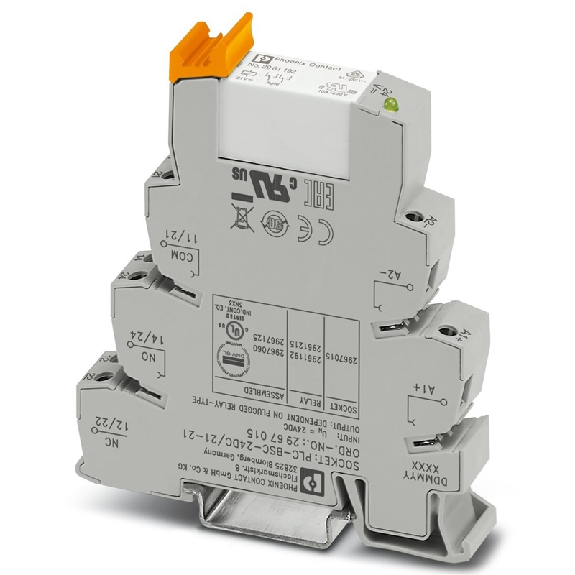 Module à relais DPDT 3A-250VAC, 14mm, Vis, 24Vdc-Lire la description