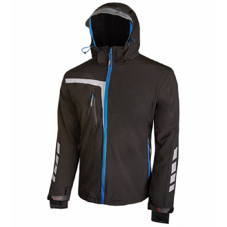 U-Power - Veste Softshell noire Stretch QUICK-Lire la description