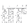 Module 4 Relais DPDT 8A, 24VAC/DC, à vis (extractible)