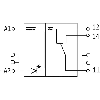 Module relais d'entrée, SPDT 6A-30VAC/DC, 6,2mm, Vis, 110VAC/DC