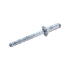 Hochfeste Blindniete GO-BULB II mit wulstfÃ¶rmigen SchlieÃŸkopf  ST/ST - Flachkopf - 4,0x8 mm - 500 Stück