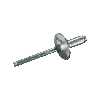 Rivets aveugles STANDARD  ST/ST - Tête large K14 - 4,8x16 mm 250 Pièces