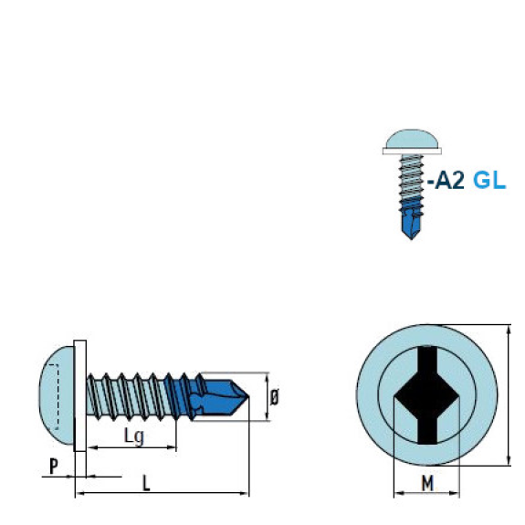 DIN 7504 SQ Linsenkopf-Bohrschrauben (SQ) A2 GL PA 4,2x16 mm inkl. SQ Bit 50mm - 500 Stück DIN 7504 SQ Linsenkopf-Bohrschrauben (SQ) A2 GL PA 4,2x16 mm inkl. SQ Bit 50mm - 500 Stück-Beschreibung lesen