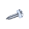 Vis à Tôle-Tête Cylindrique Bombée SQ Square-Drive ST C GL PA 4,2x13 mm avec SQ Embout 50mm - 1000 pièces