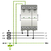 Parafoudre Triphasé - Type 1+2 - Fusible intégré - IT - Uc:440 VAC