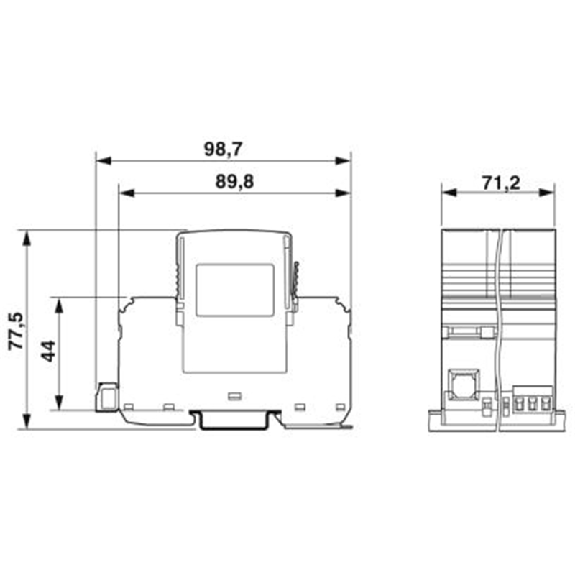Parafoudre Type 1/2 - Uc:264V - Iimp:12,5kA - Tri+N-Lire la description