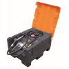 Cuve de transport d'essence 120L avec pompe manuelle et capot
