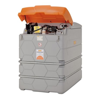 Cuve stockage gasoil double paroi CUBE IP + 20 SIM 2 500 L-Lire la description
