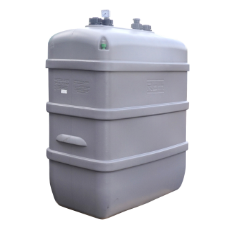 Cuve stockage gasoil double paroi PE GNR 1 500 L-Lire la description
