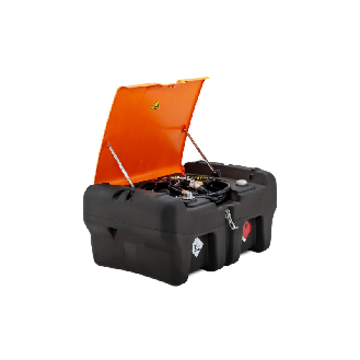 Cuve transport essence KS easy mobil 330 pompe 12 V et capot-Lire la description