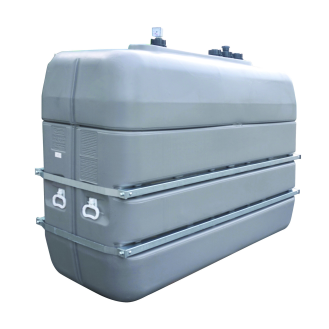 Cuve stockage gasoil double paroi PE GNR 2 000 L-Lire la description